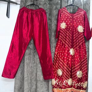 Elegant Red Kurta