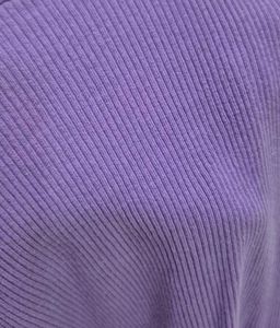 Purple Ribbed Tank Top