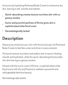 Oriflame Sweden Divine Perfumed Body Cream-250 ml
