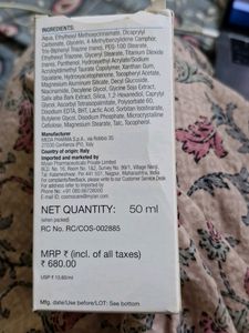 Acnacalm face cream + 30spf for oily skin