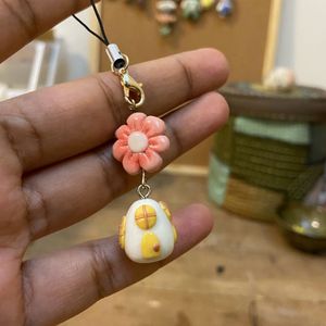 Handmade clay charm