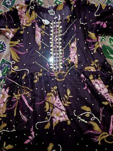 Floral Print Kurta