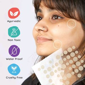 FURR Hydrocolloid Acne Relief Patches | Reduces Acne, Spots and Blemishes | 60 Patches, Peach