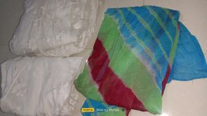Salwar Suit with Multicolour Dupatta