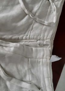 Linen Blend Pants/ trousers women