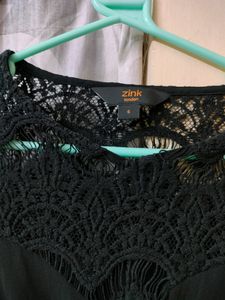 Jet black top