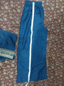 Embroidered Kurta With Plazo
