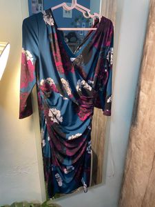 Floral Print Midi Dress