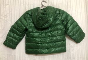 United Colours Of Benetton Green Puffer Jacket