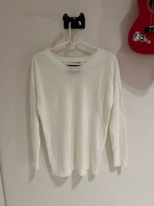 White Long Sleeve Top