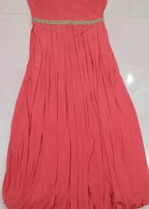 Pink Colour Gown