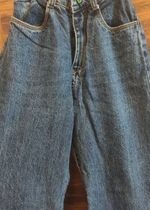 Blue Color Straight Fit Denim