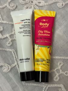 Combo Of Plum & Minimalist Sunscreens