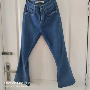 Flared Denim Jeans