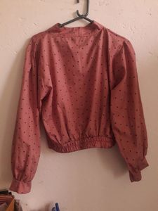 Pink cute Korean Crop Top S Or M Size