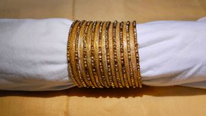 Golden Bangle Set of 2