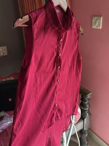 Women Maroon Top