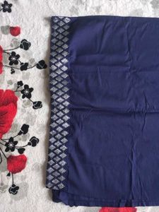 Elegant Royal Dark Blue Kurta For Women