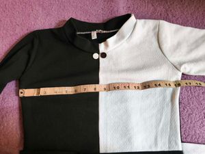 Two-Tone Midi Dress