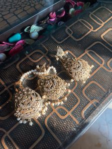 Elegant Gold-Tone Earrings