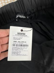 Sale🎉 New SASSAFRAS Black Cargo Pant