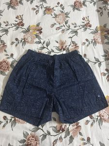 Jockey Navy Geometric Print Shorts