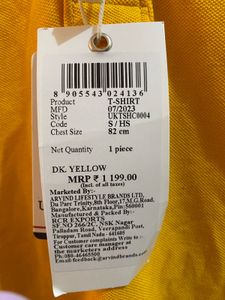 US Polo Assn. Yellow T Shirt