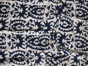 Blue Printed Long Kurta