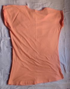 NEW Comfortable T-SHIRT in Shade Of peach