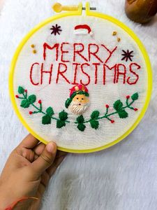 Christmas embroidery hoop, customized hoop