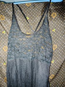 Satin Babydoll Sleepwear Medium Size