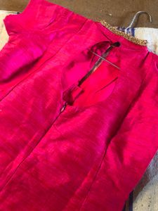 Elegant Pink Festive Kurta Set