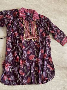 Floral  Kurta Set With Pants