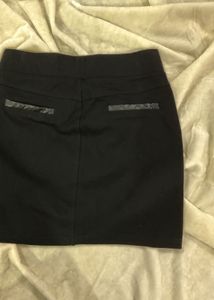 Studded in Style: Luxe Black Skirt