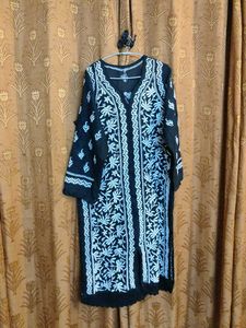 lucknowi heavy embroidery kurta