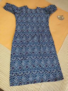 Patterned chundri kurta