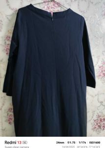 Navy Blue Midi Dress