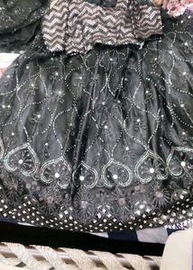 🖤🖤 Black Stylish Heavy Lehnga