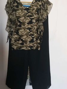 Stylish Camo Top & Pant Set
