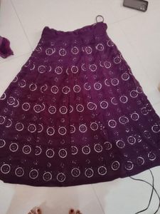 Burgundy Lehenga