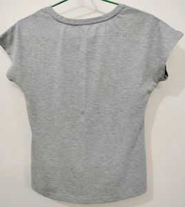 Grey Printed T-shirt