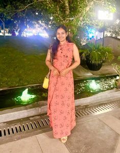 Elegant Floral Print Maxi Dress