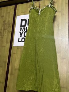 Cute Greenish Dress For Women