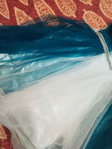 Cute Teal &amp; White Dress