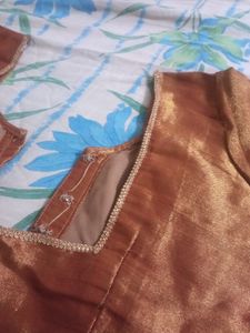 Readymade Golden Blouse ,Shines