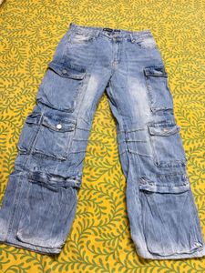 Baggy Fit Denim Jeans