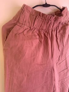 Peach Linean Women Pant