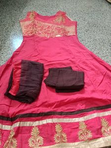 New Pink &amp; Brown Salwar Set