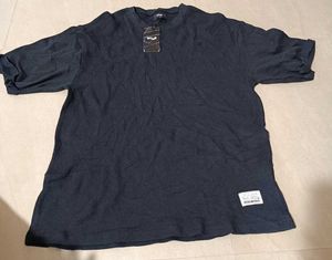 Styli Men's Black T-Shirt, L Size