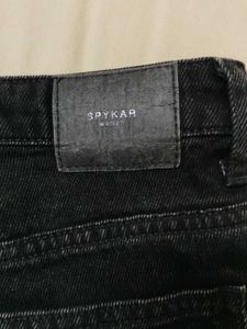 Spykar Black Denim Jeans